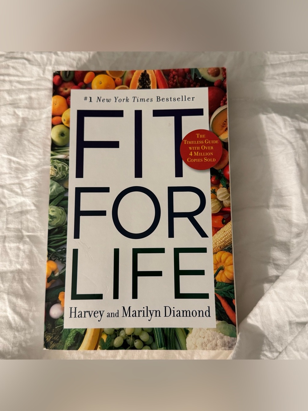 Fit for Life Harvey & Marilyn Diamond Diet Book - Pristine #1 Bestseller